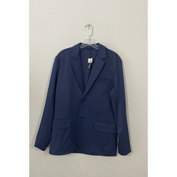 NEW Swet Tailor Blazer Men's Size 38 Navy Blue Two Button Career Work